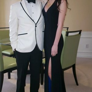 Black David's Bridal Prom Dress